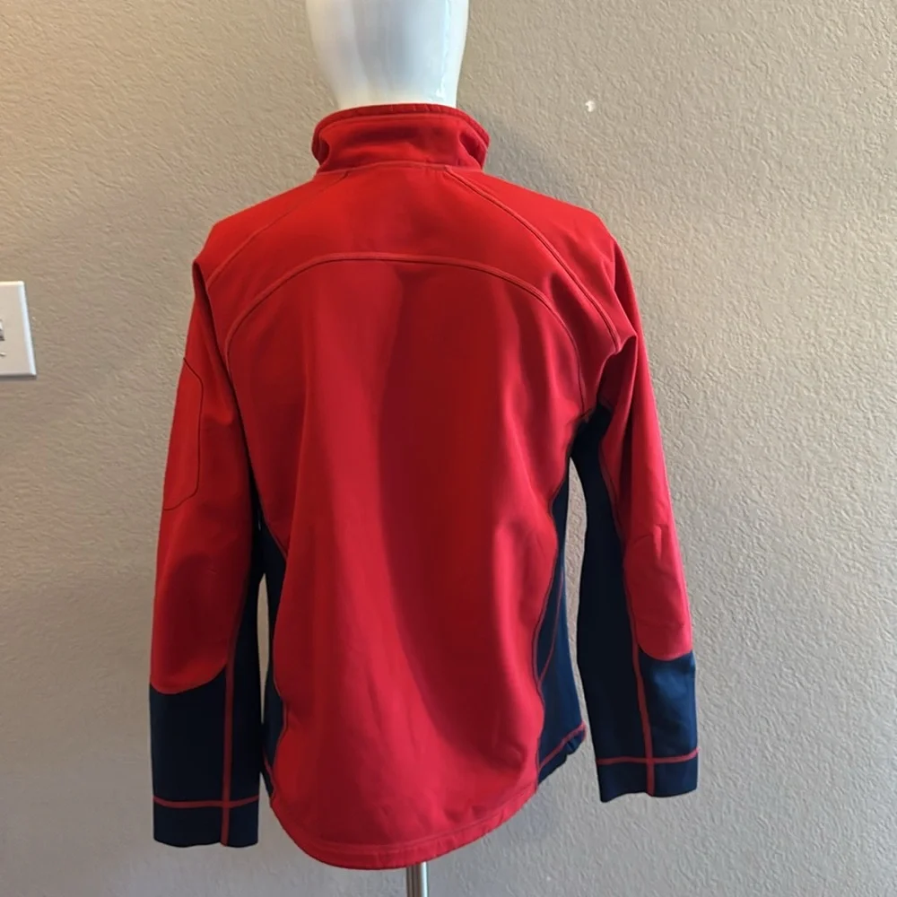 The North Face Men’s Red and‎ Black quarter zip Jacket